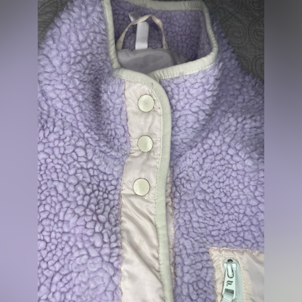 Fabletics Lavender Teddy Jacket - image 7